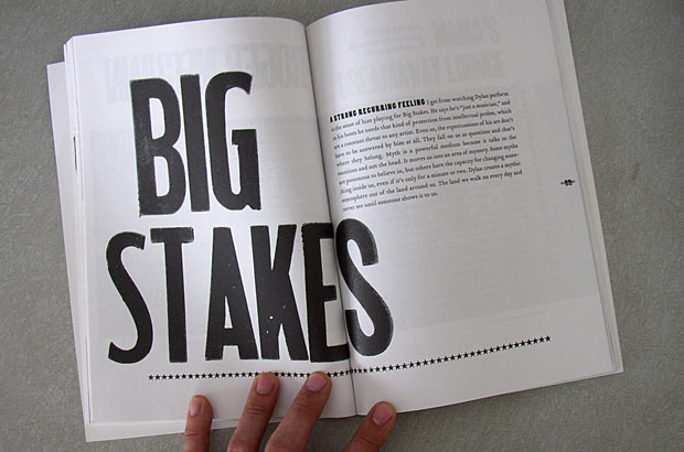 5 {{ Of course, I loved blowing up the texture when I could. Big letters are so beautiful.