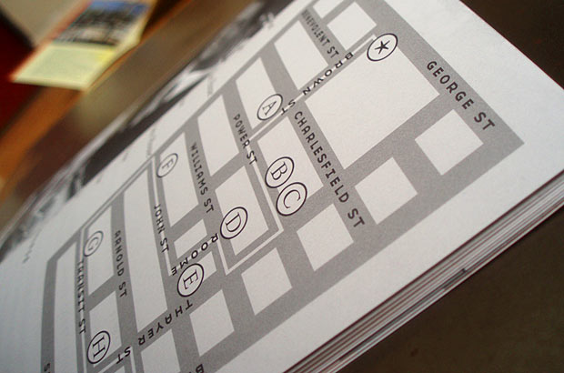 FHH 2008 {{ Detail of the Guidebook map. See more in our Print section.