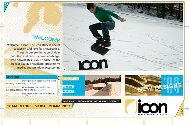 web 2 {{The homepage design came out of a few rounds and ended up being a truly collaborative piece.