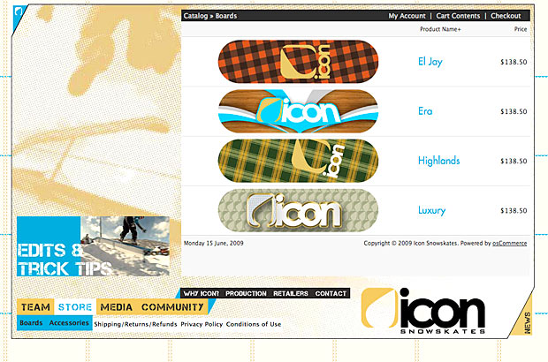 web 3 {{The front end integration with OScommerce was a challenge that was worth overcoming in the end.